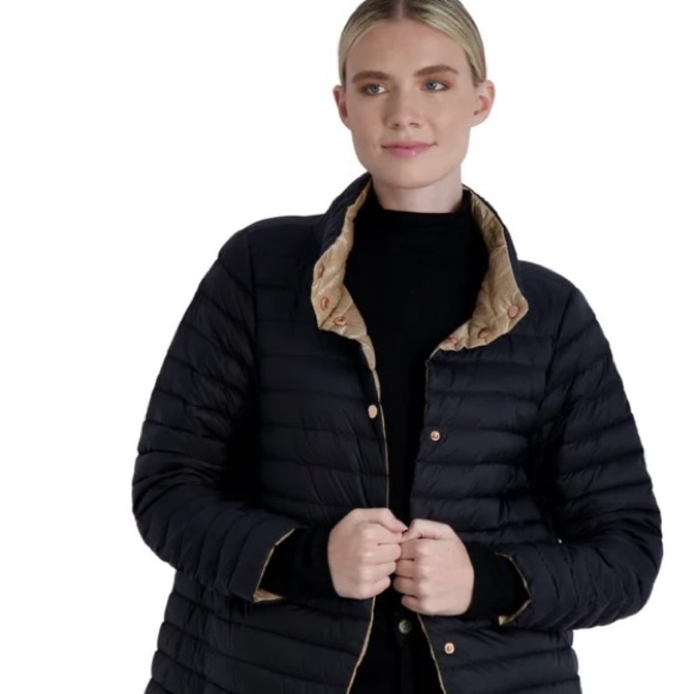 Coats of London Knightsbridge Reversible Light Weight Down Coat NWT